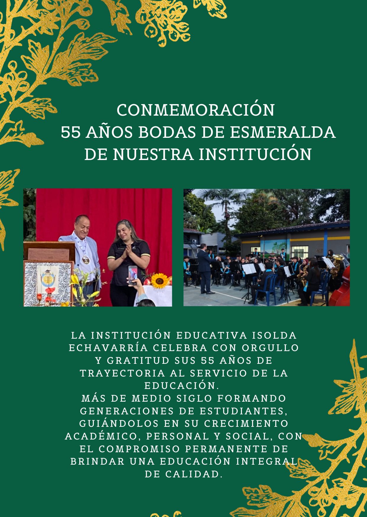 55 AÑOS BODAS DE ESMERALDA